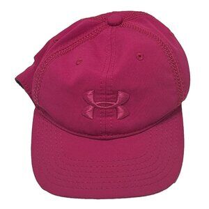 Under Armour Hat Pink Adjustable Kids Athletic Ball Cap Sun Girls Boys Youth